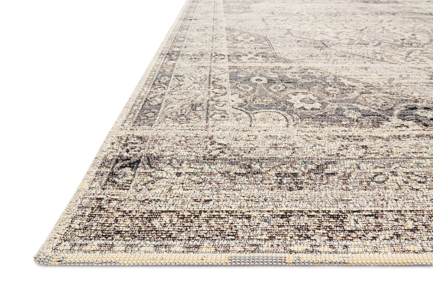 Loloi Mika Stone / Ivory 2'-5" x 7'-8" Runner Rug