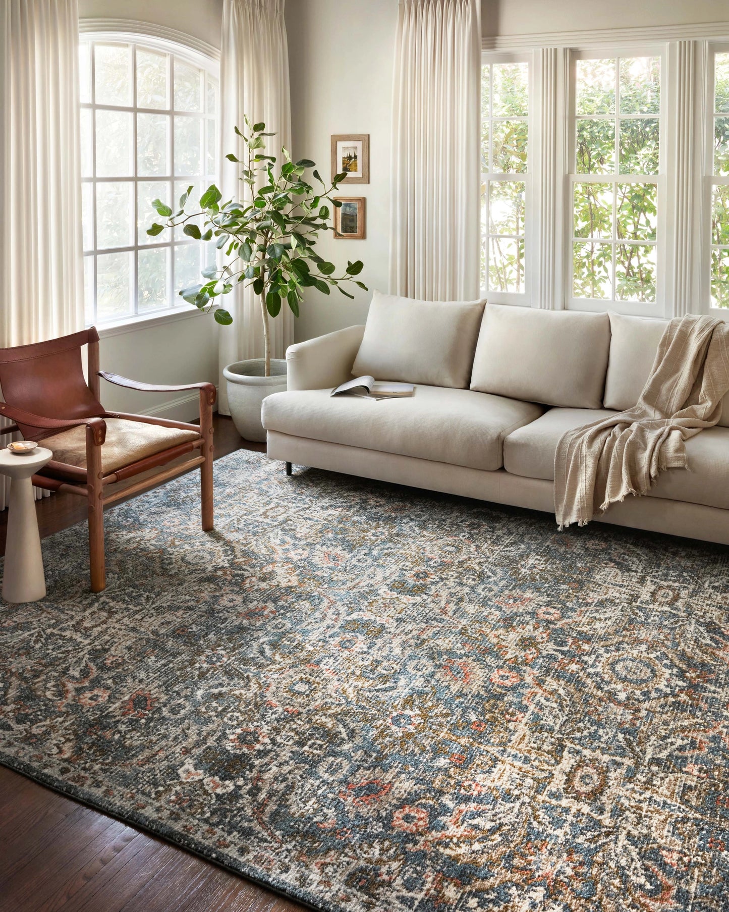 Loloi Saban Blue / Sand 11'-6" x 15' Area Rug