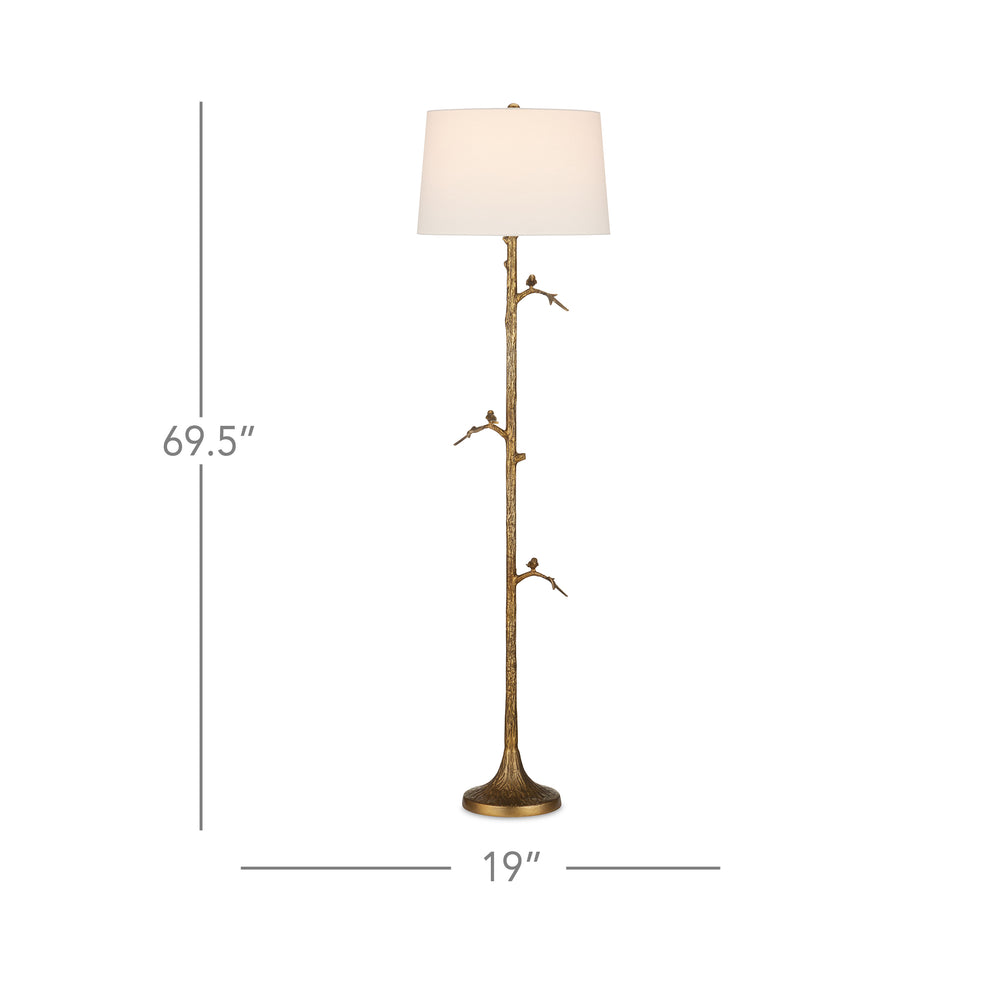
                      
                        Piaf Brass Floor Lamp
                      
                    