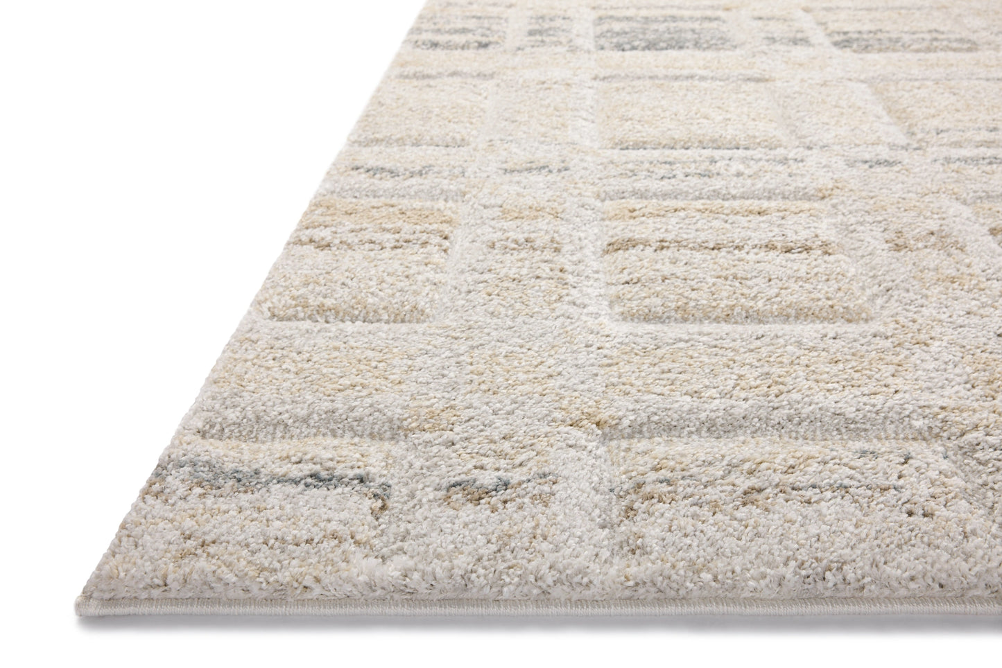 Loloi Silas Bone / Multi 18" x 18" Sample Rug