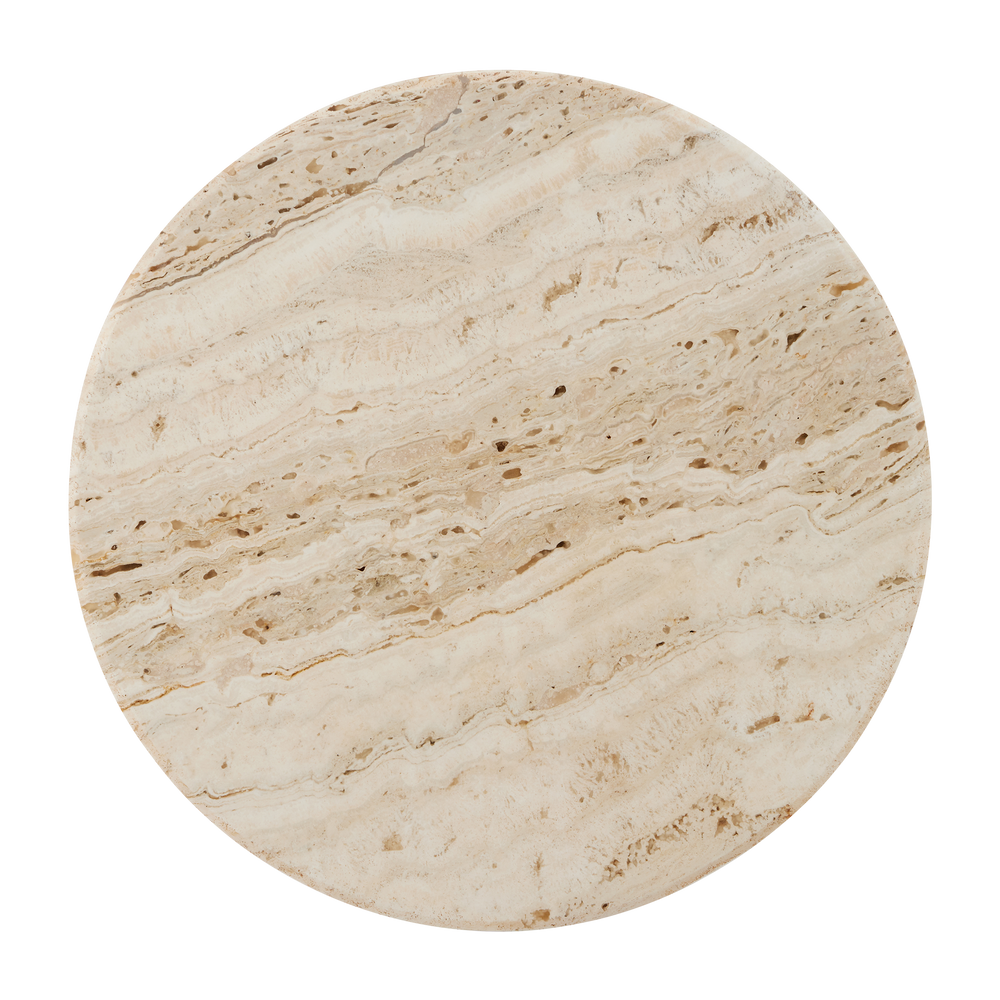 
                      
                        Miles Travertine Accent Table
                      
                    