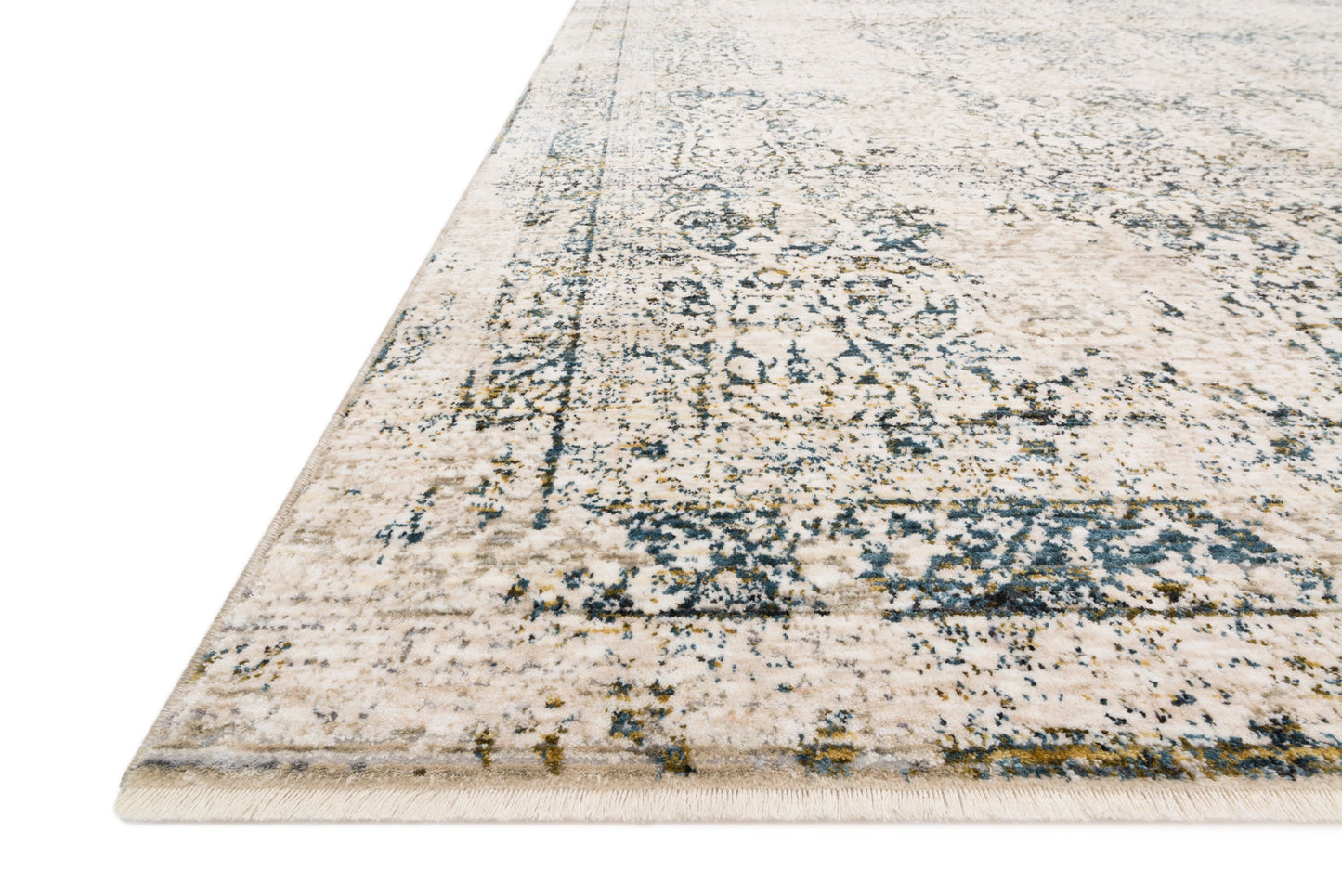 Loloi Theia Natural / Ocean 9'-5" x 12'-10" Area Rug