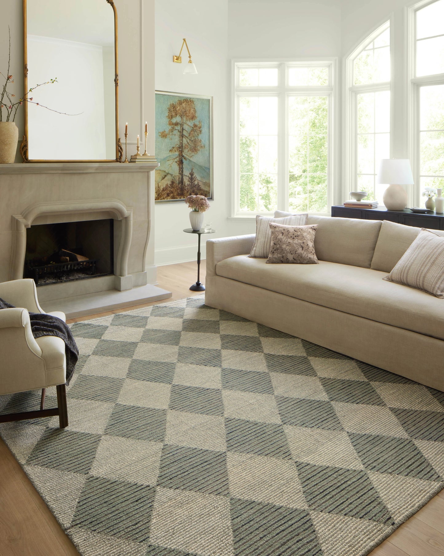 Chris Loves Julia x LoloiFrancis Spa / Granite 11'-6" x 15' Area Rug