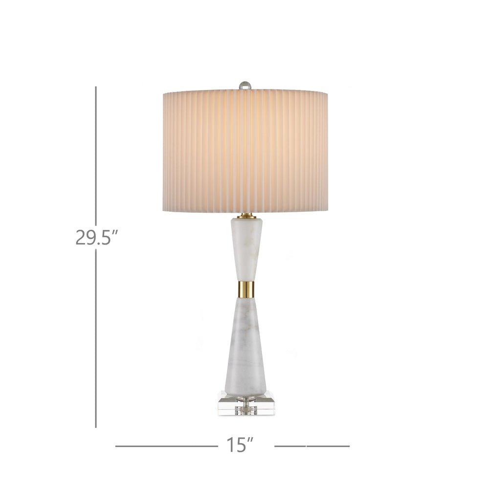 
                      
                        Edelmar White Table Lamp.
                      
                    