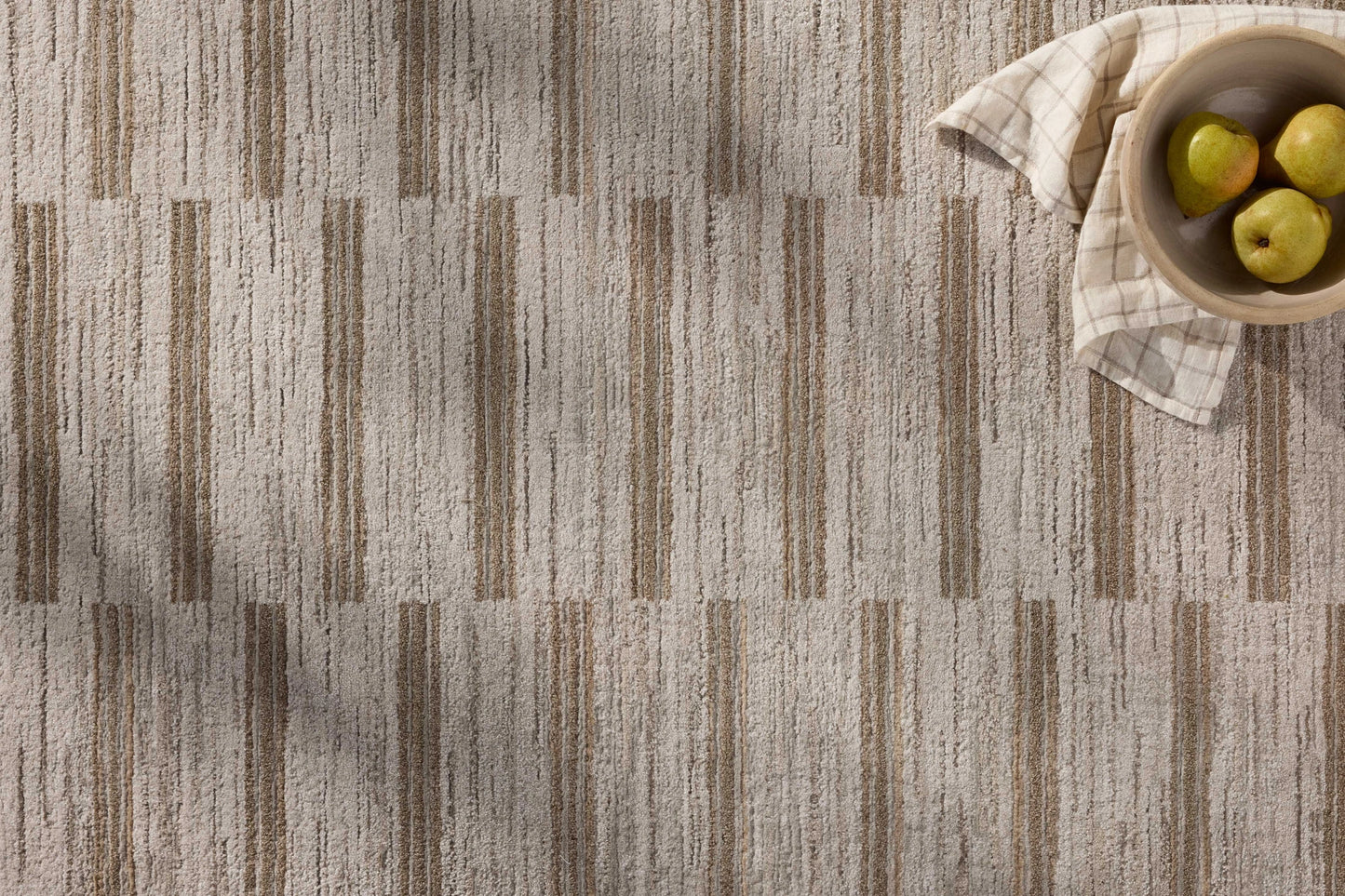 Amber Lewis x Loloi Cali Ivory / Tobacco 18" x 18" Sample Rug