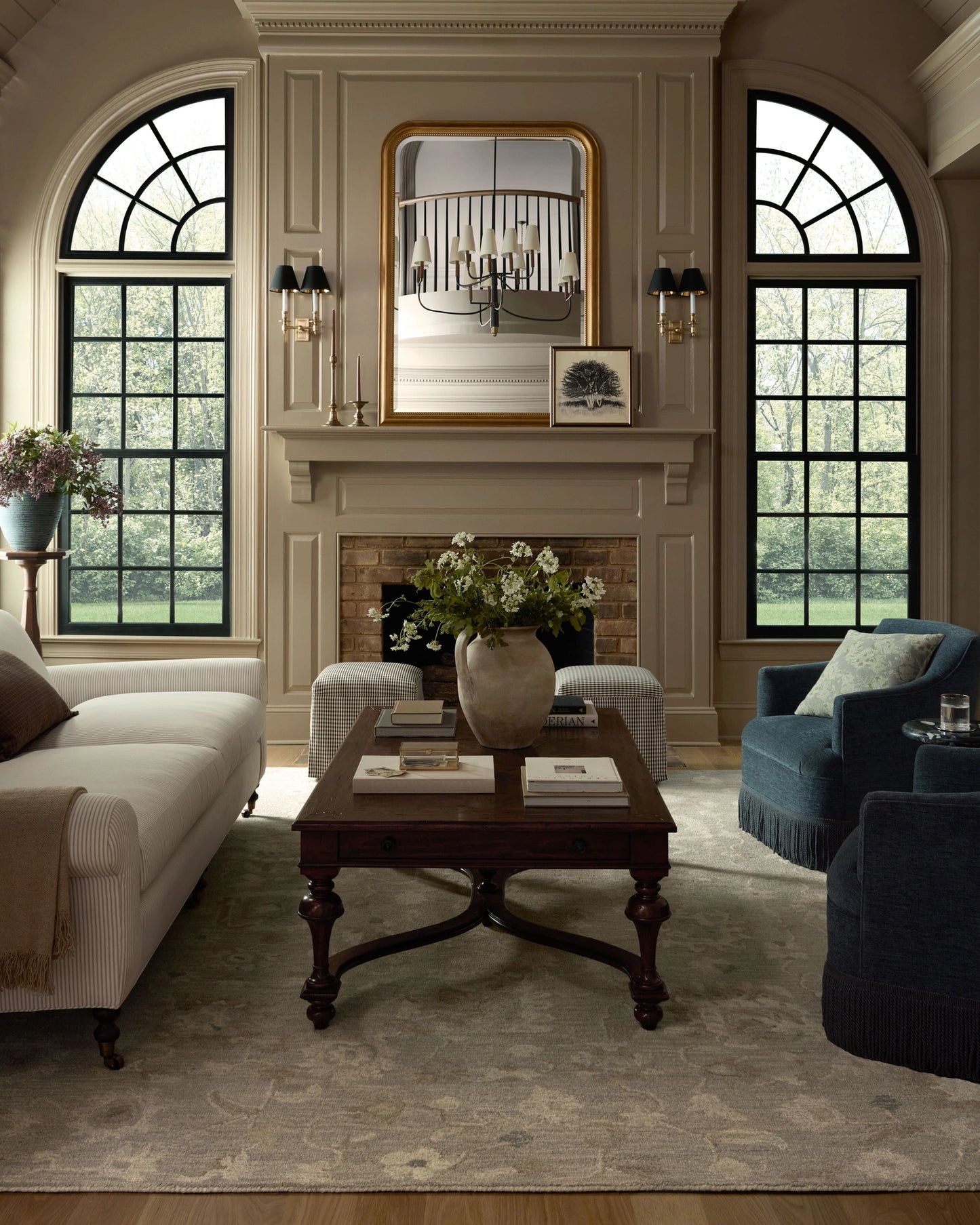 Chris Loves Julia x Loloi Dorothea Stone / Multi 2'-6" x 7'-6" Runner Rug