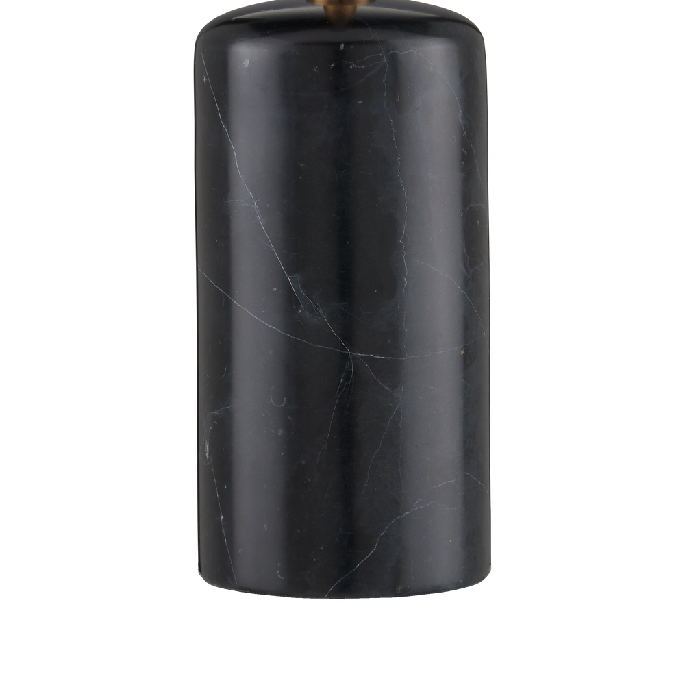 Martini Black Torchiere Table Lamp.