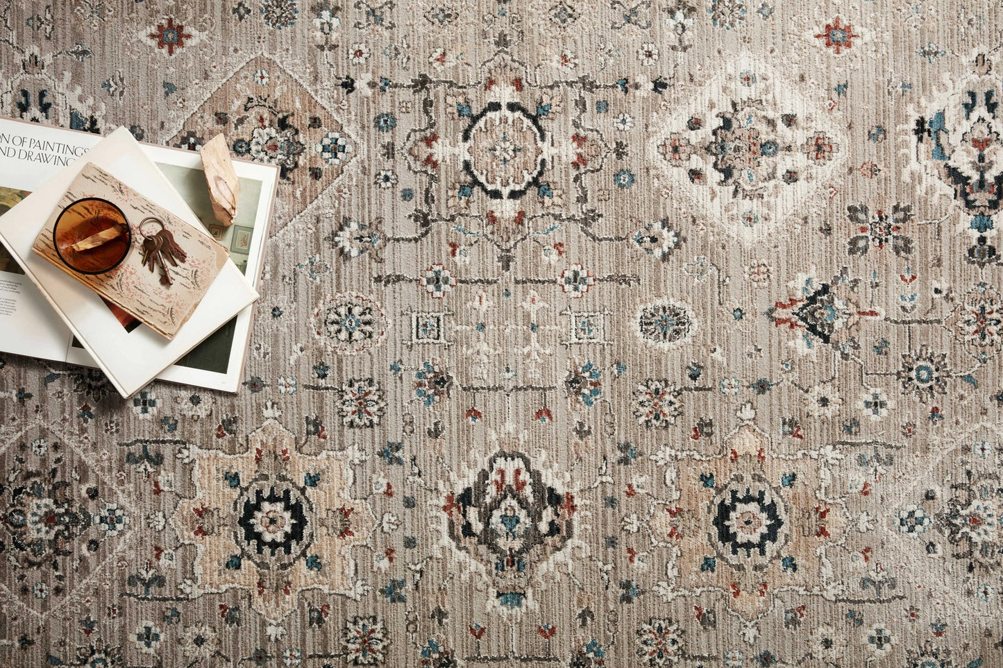 Loloi Leigh Dove / Multi 9'-6" x 13' Area Rug