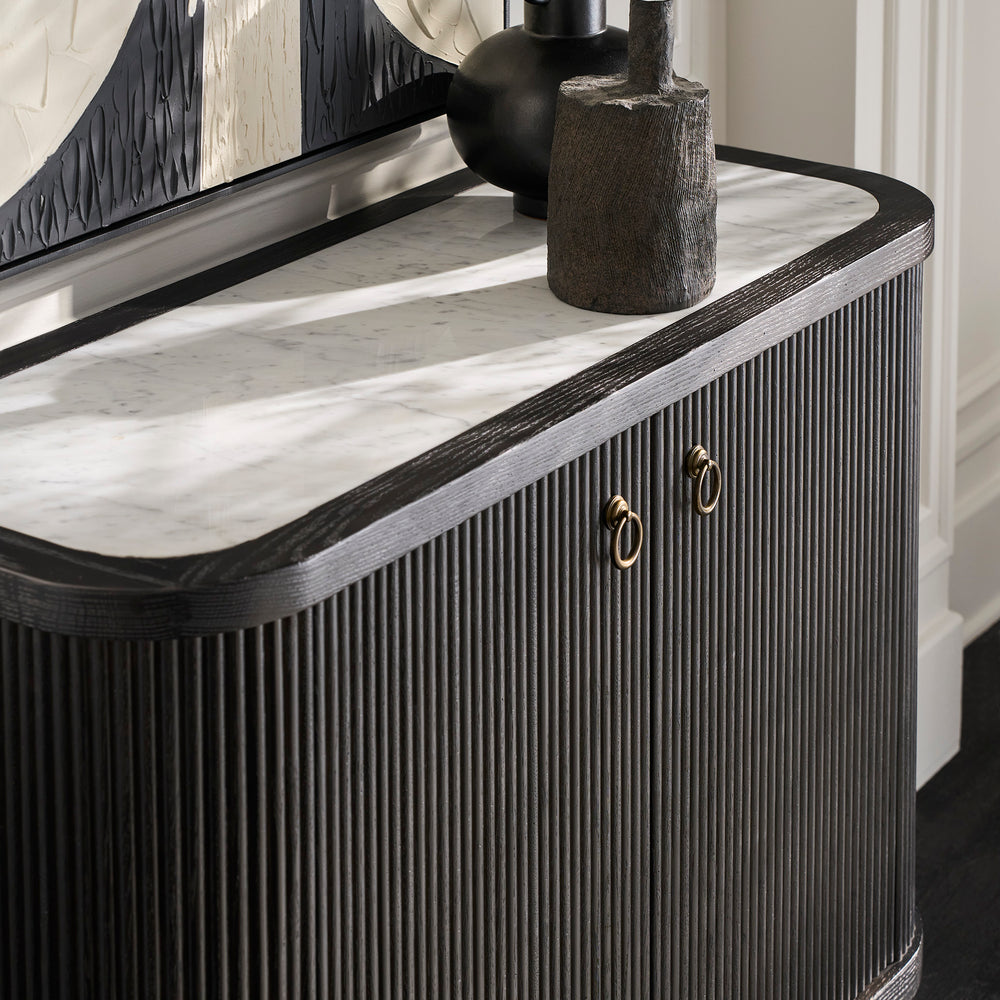 
                      
                        Everett Demilune Two Doors Credenza - Charcoal
                      
                    