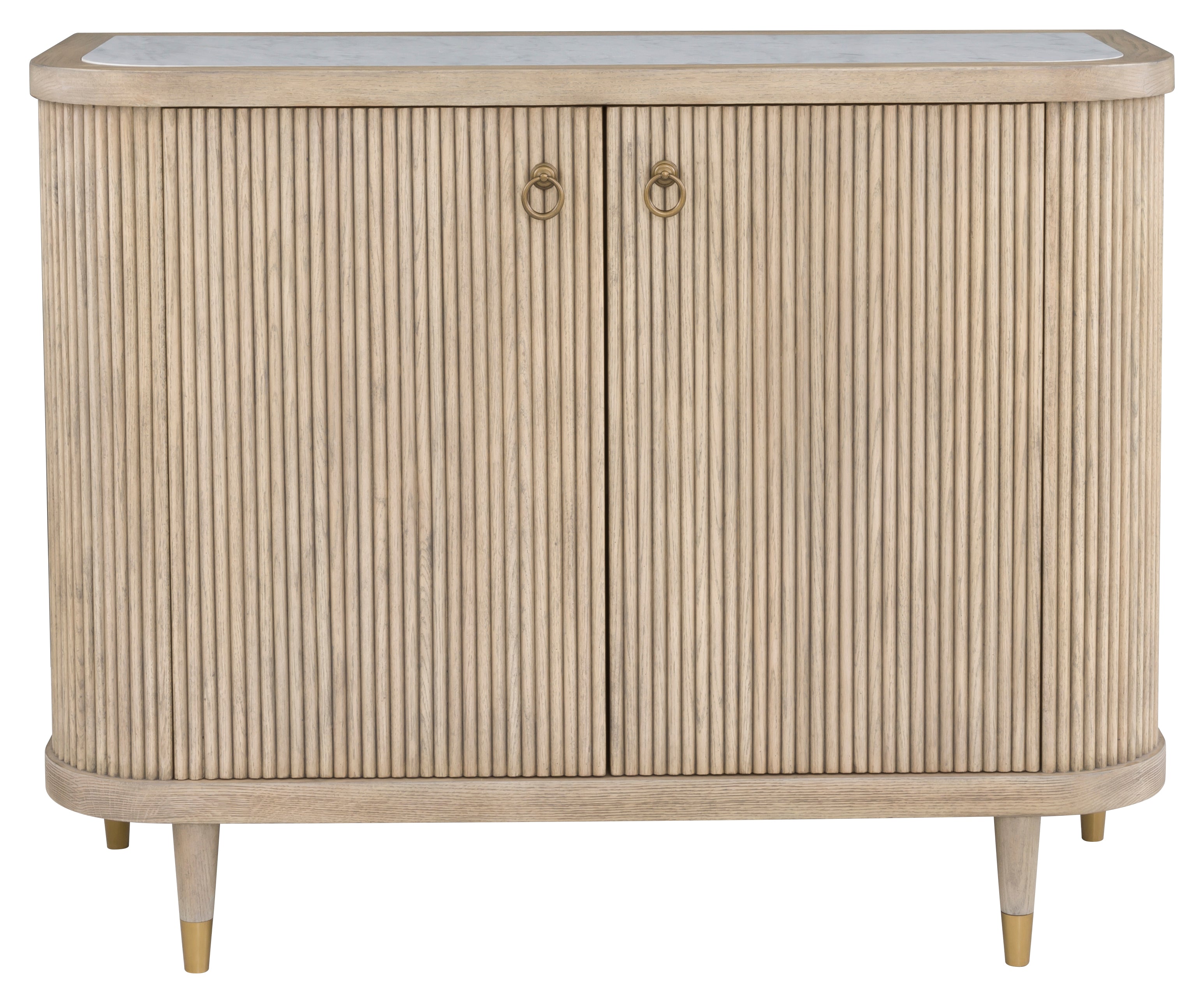 Everett Demilune Two Doors Credenza - Thumbnail 2