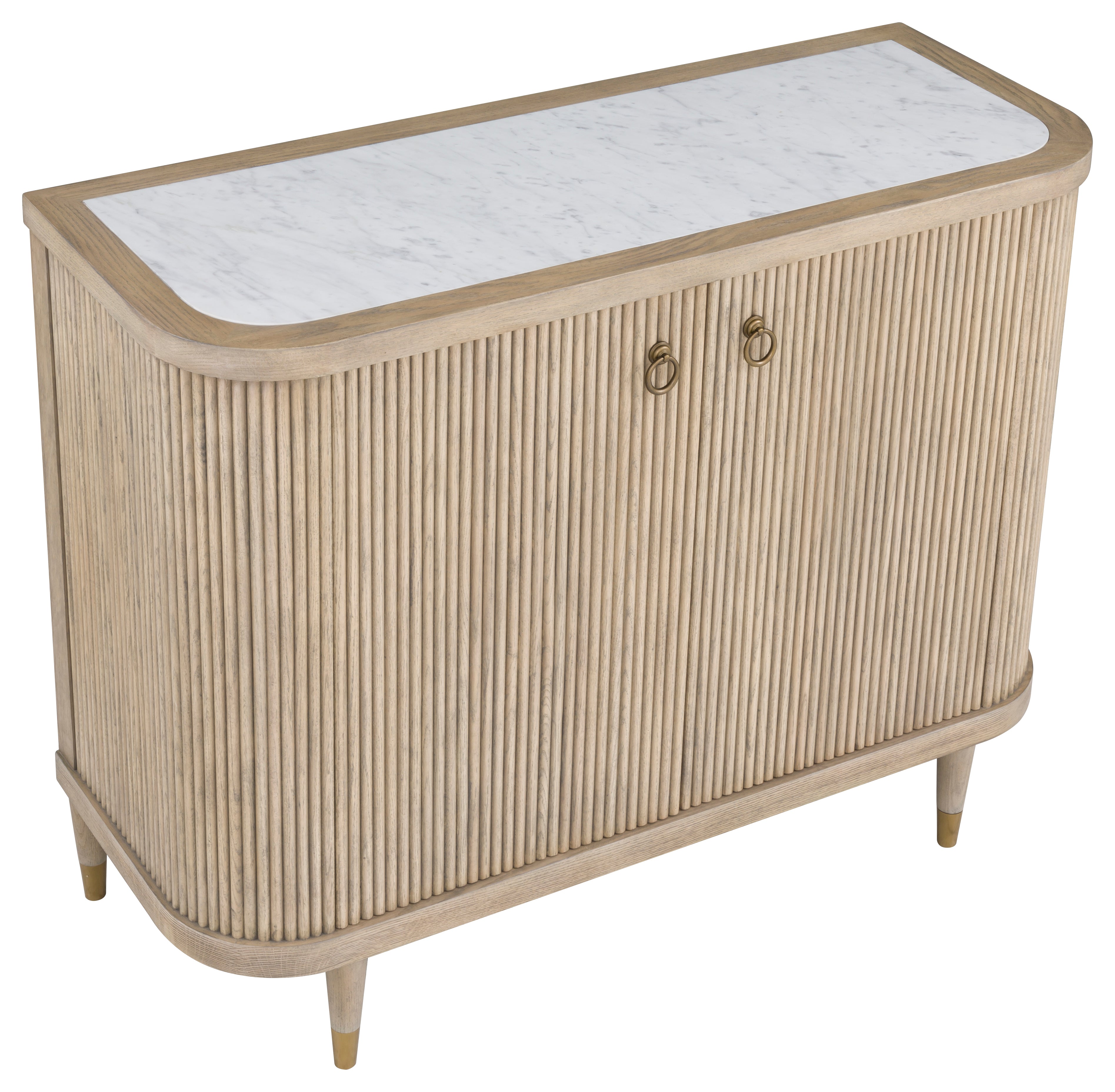 Everett Demilune Two Doors Credenza - Thumbnail 4