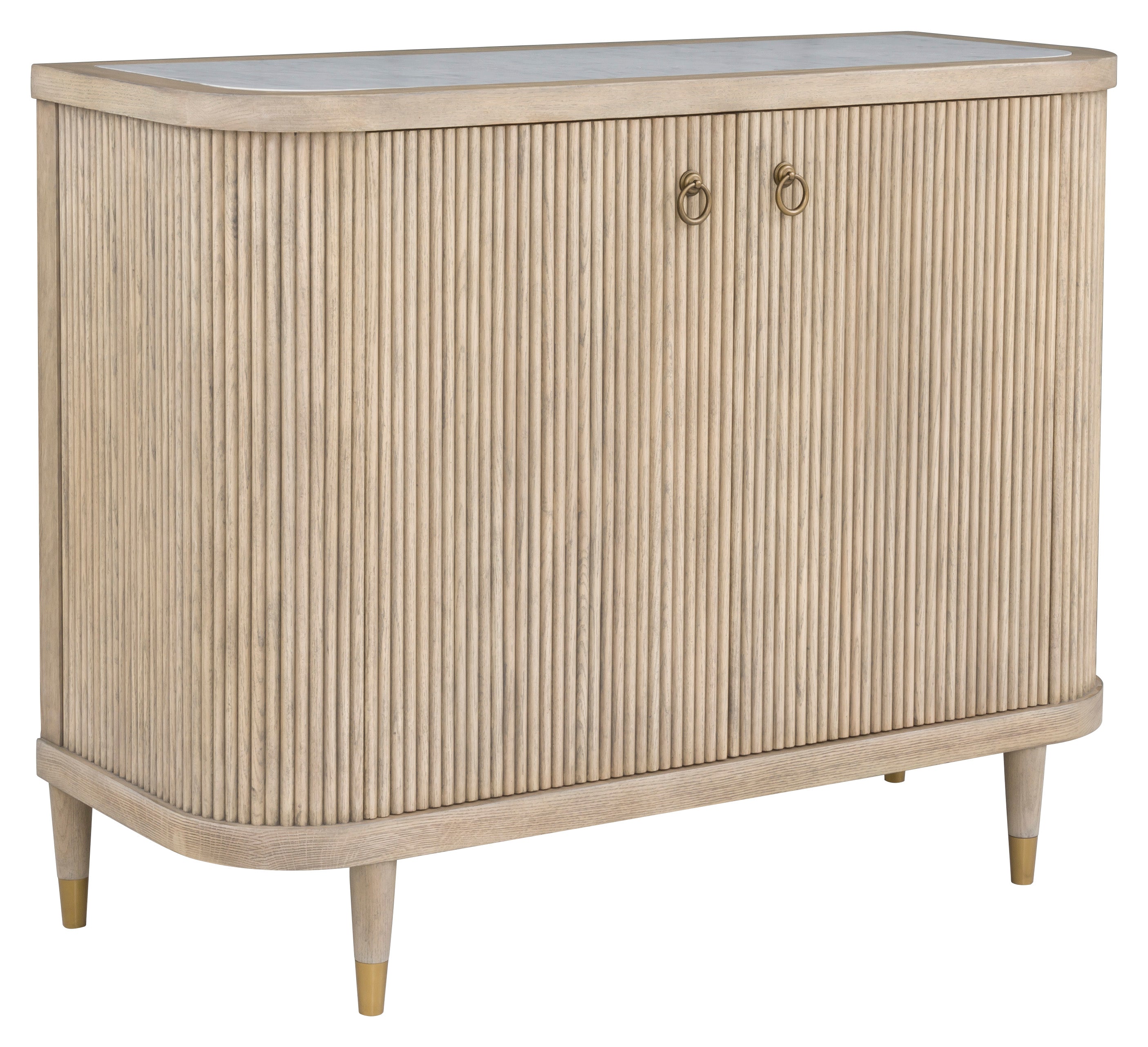Everett Demilune Two Doors Credenza - Thumbnail 5