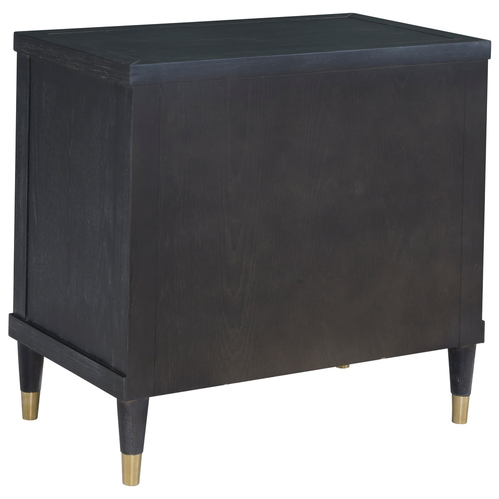 
                      
                        Everett Nightstand Two Drawers and Pull-Out Shelf - Charcoal
                      
                    