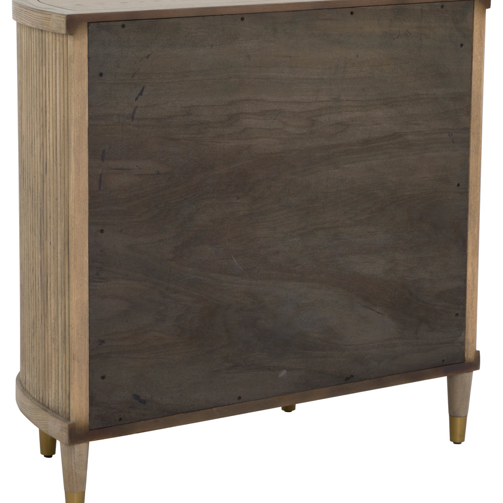 
                      
                        Everett Three Drawer Demilune Chest
                      
                    