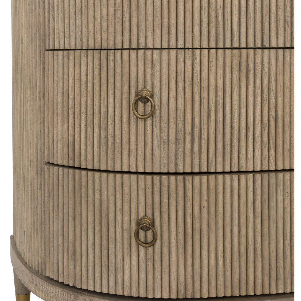 
                      
                        Everett Three Drawer Demilune Chest
                      
                    