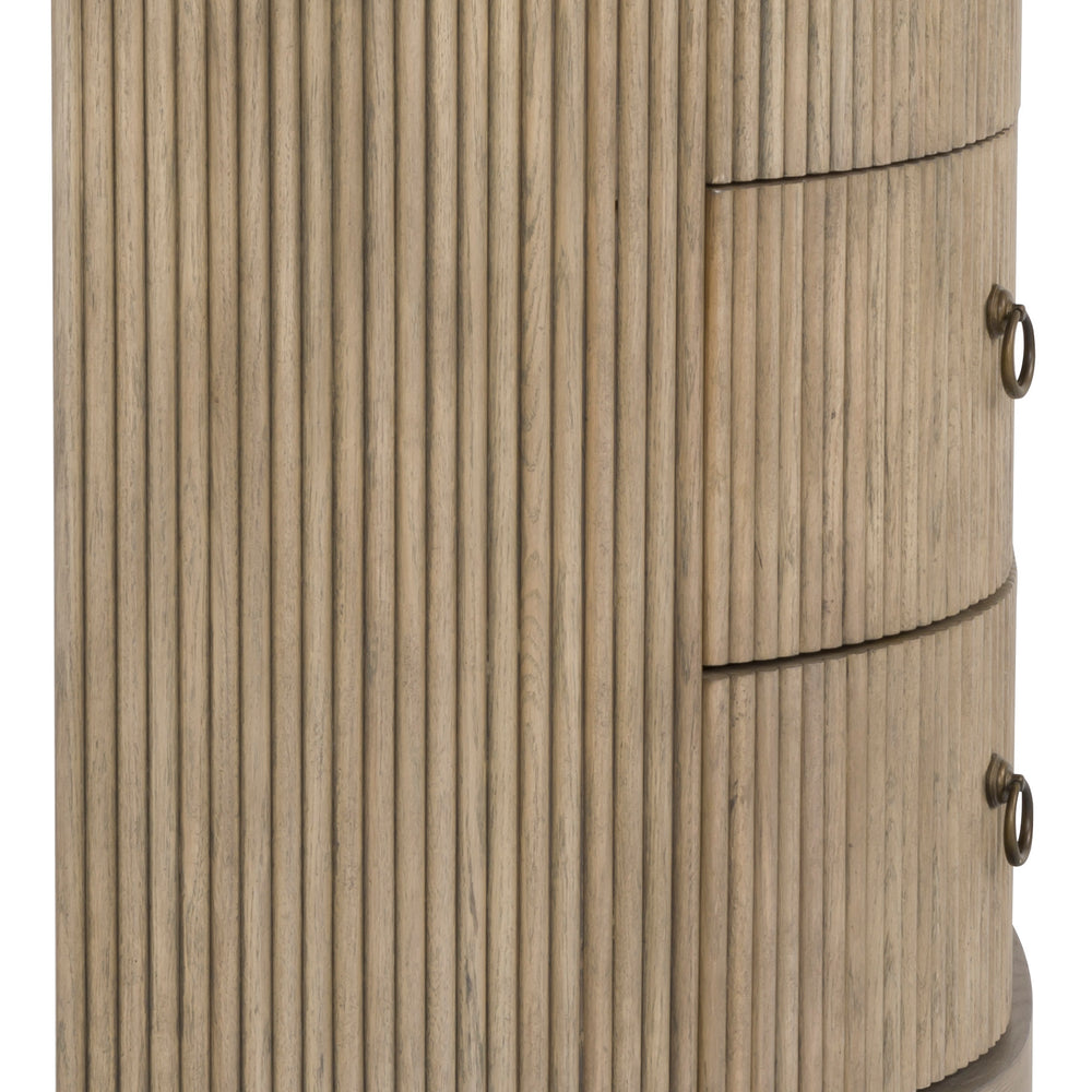 
                      
                        Everett Three Drawer Demilune Chest
                      
                    