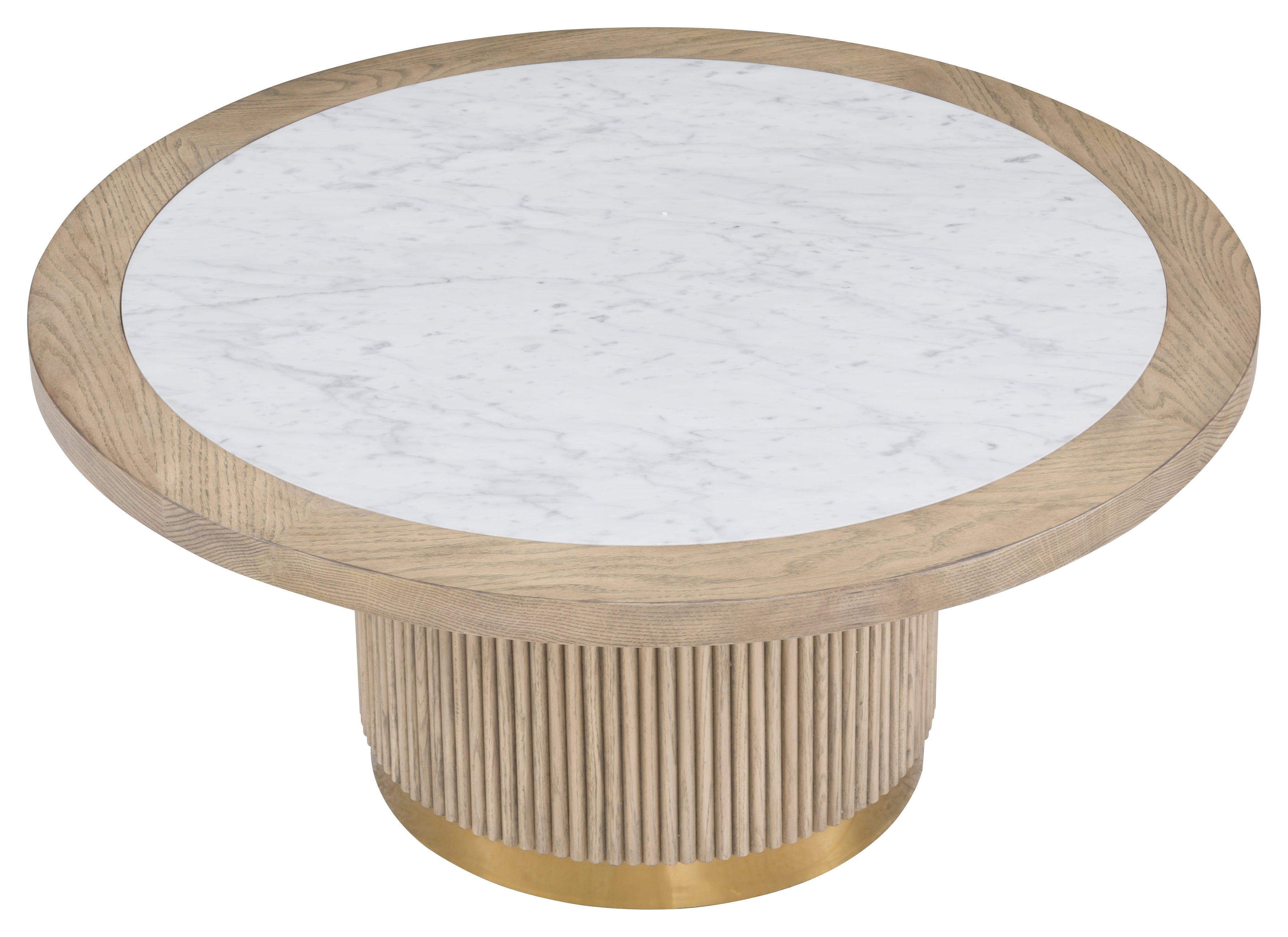 Everett Large Round Bunching Cocktail Table - Thumbnail 4