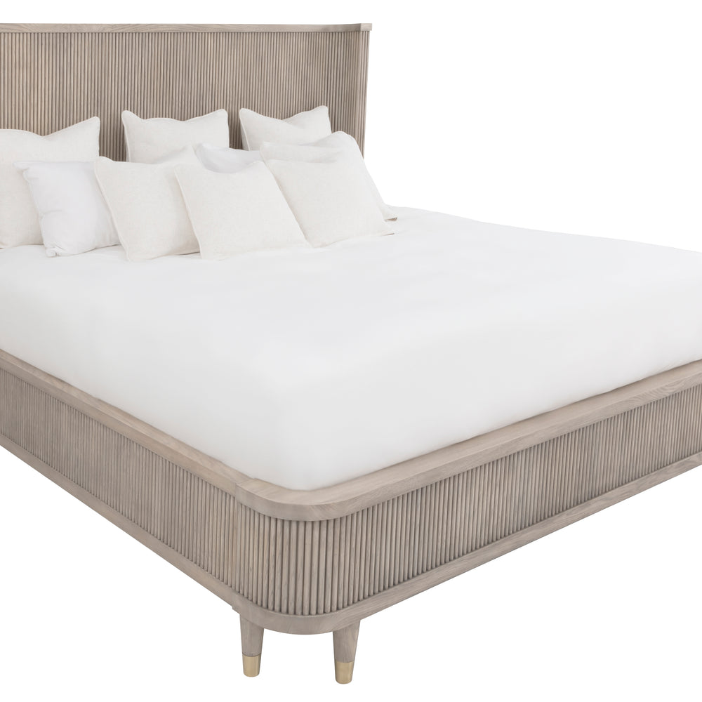 
                      
                        Everett King Bed with Wooden Tambour Panels
                      
                    