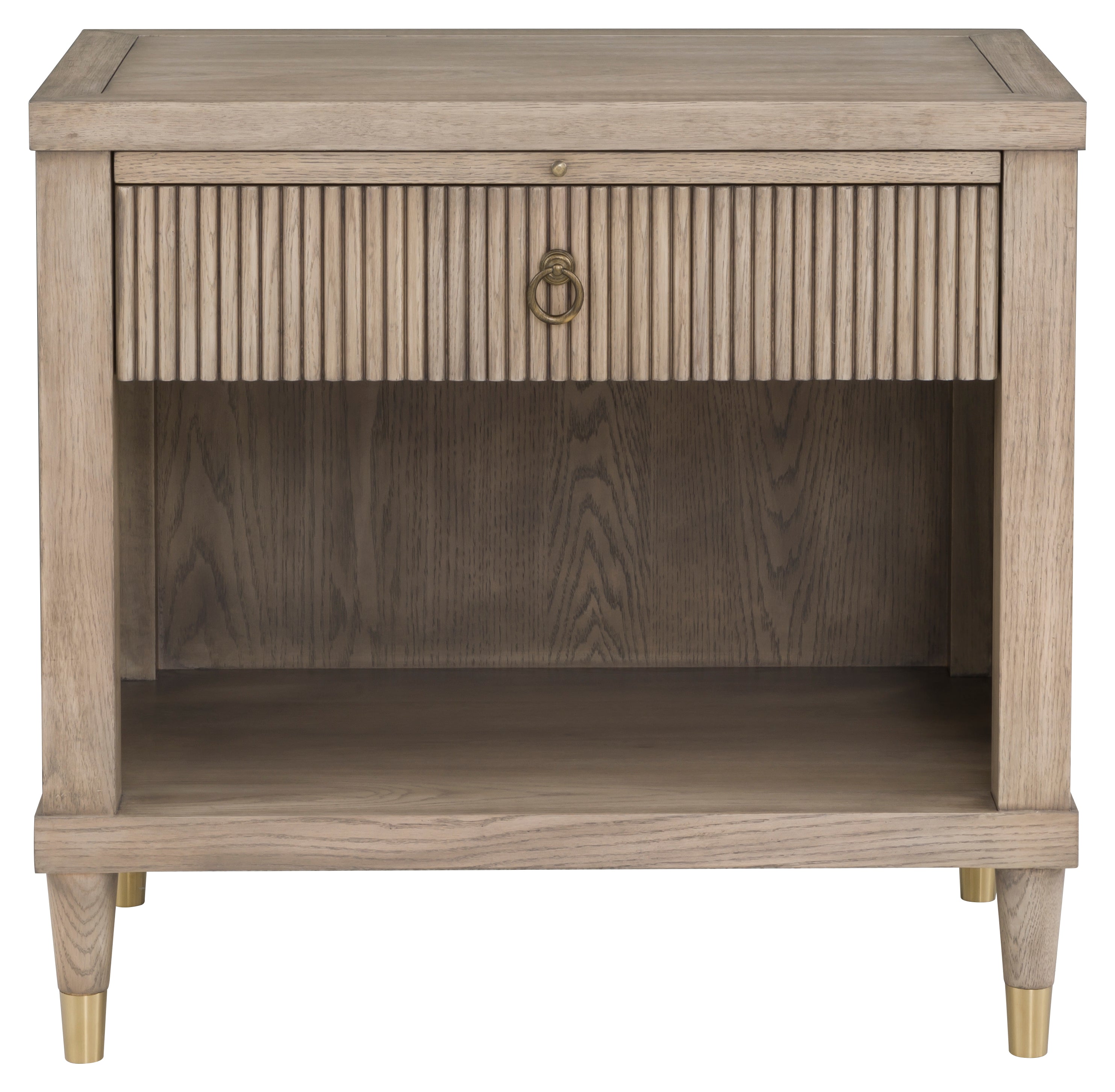 Everett One Drawer Rectangular Nightstand - Thumbnail 2