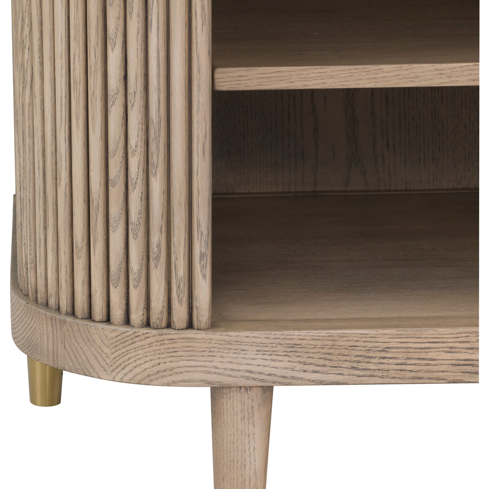 
                      
                        Everett Demilune Nightstand with One Drawer
                      
                    