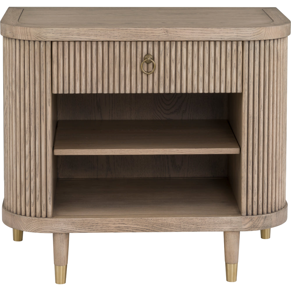 
                      
                        Everett Demilune Nightstand with One Drawer
                      
                    