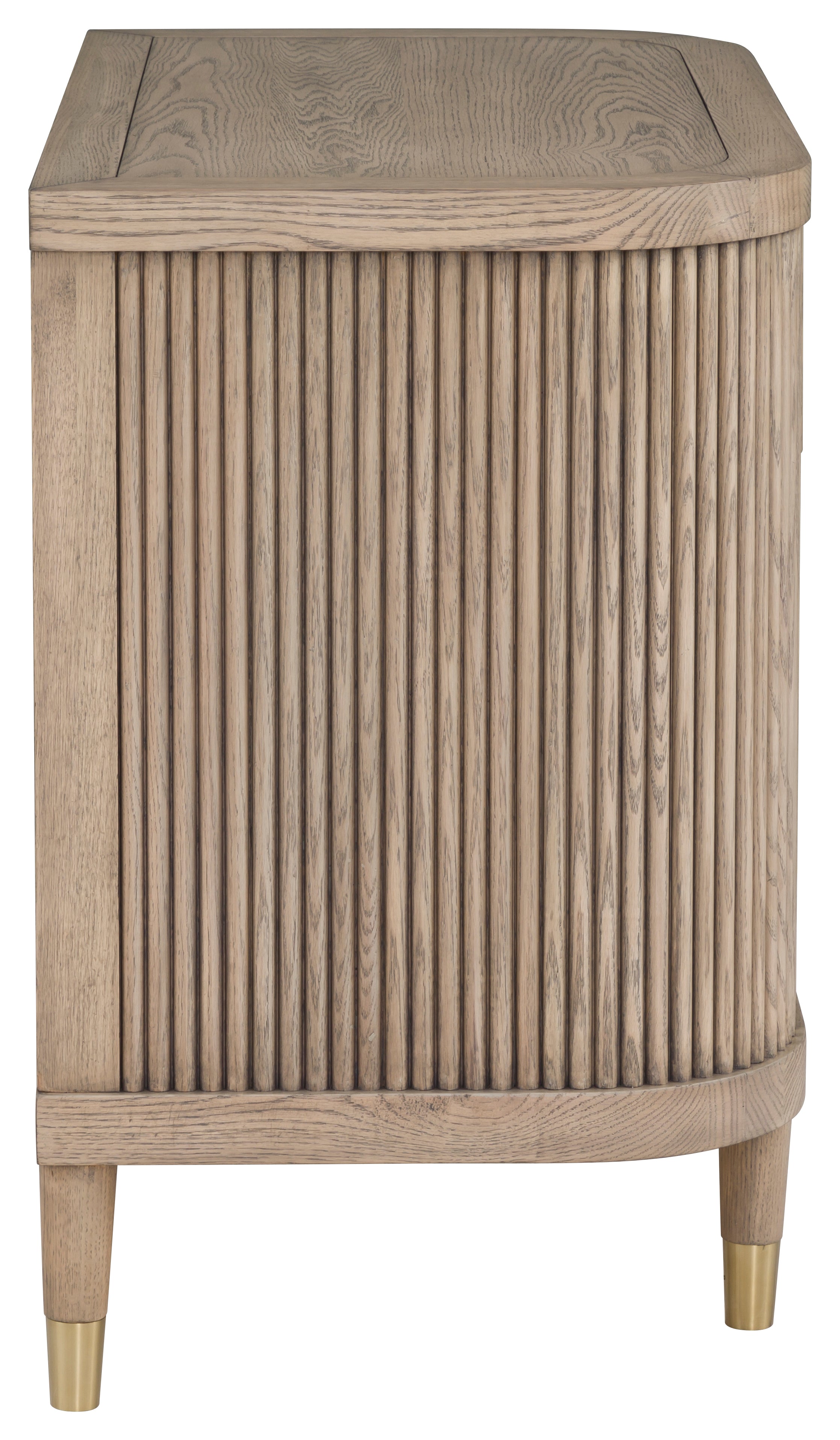 Everett Demilune Nightstand - Thumbnail 4