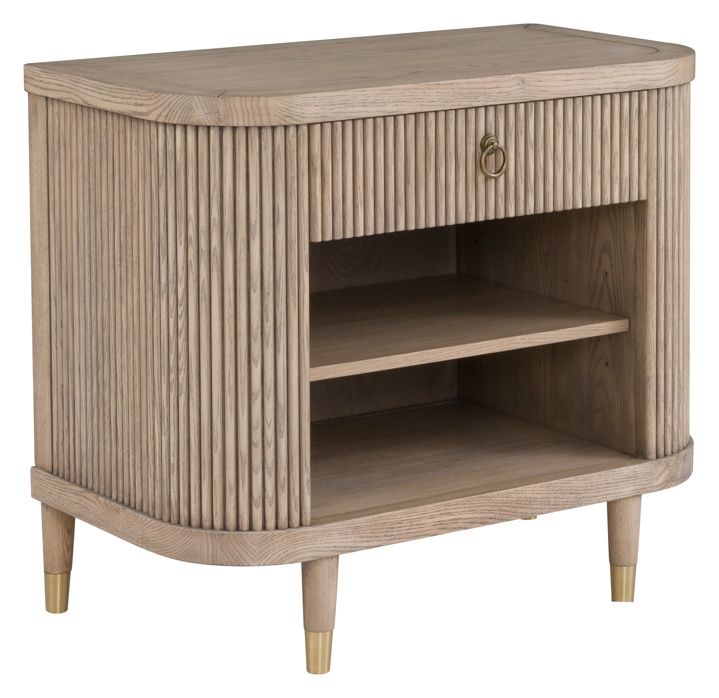 Everett Demilune Nightstand - Thumbnail 2