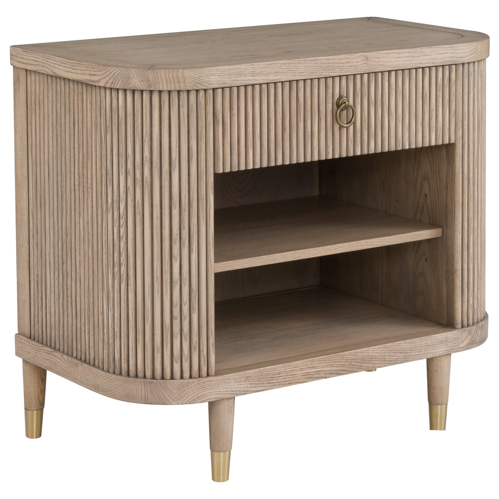 
                      
                        Everett Demilune Nightstand with One Drawer
                      
                    