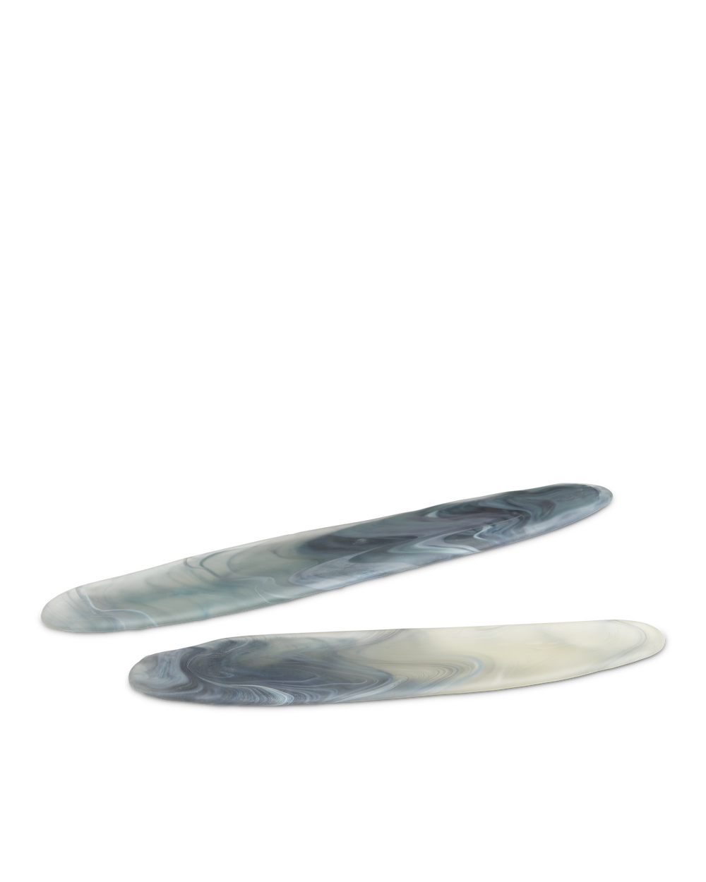 Midnight Blue Tray Set of 2.