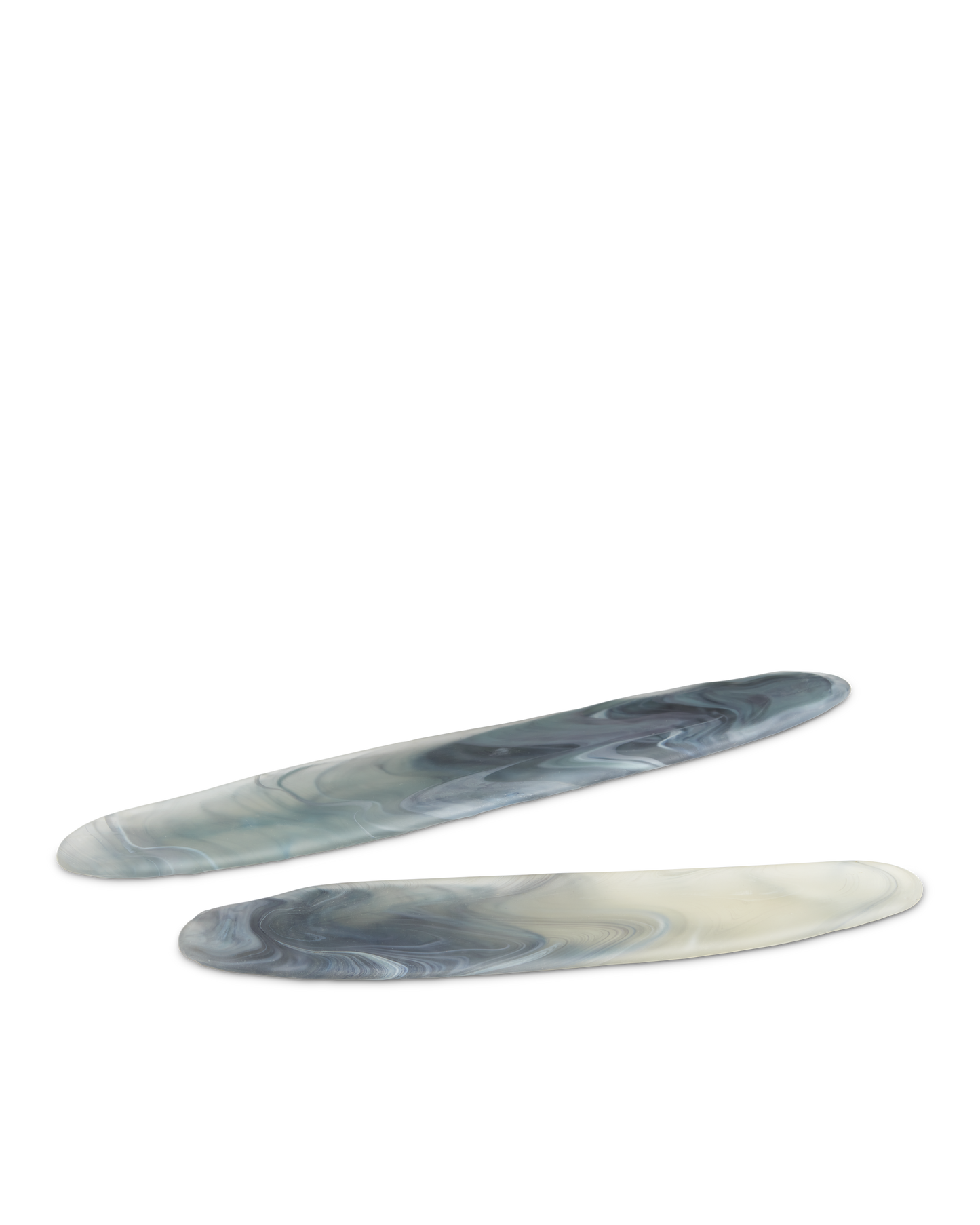 Midnight Blue Tray Set of 2.