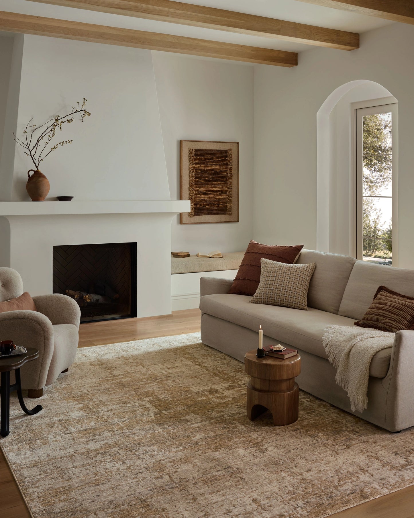 Loloi Nellie Stone / Taupe 9'-6" x 13' Area Rug