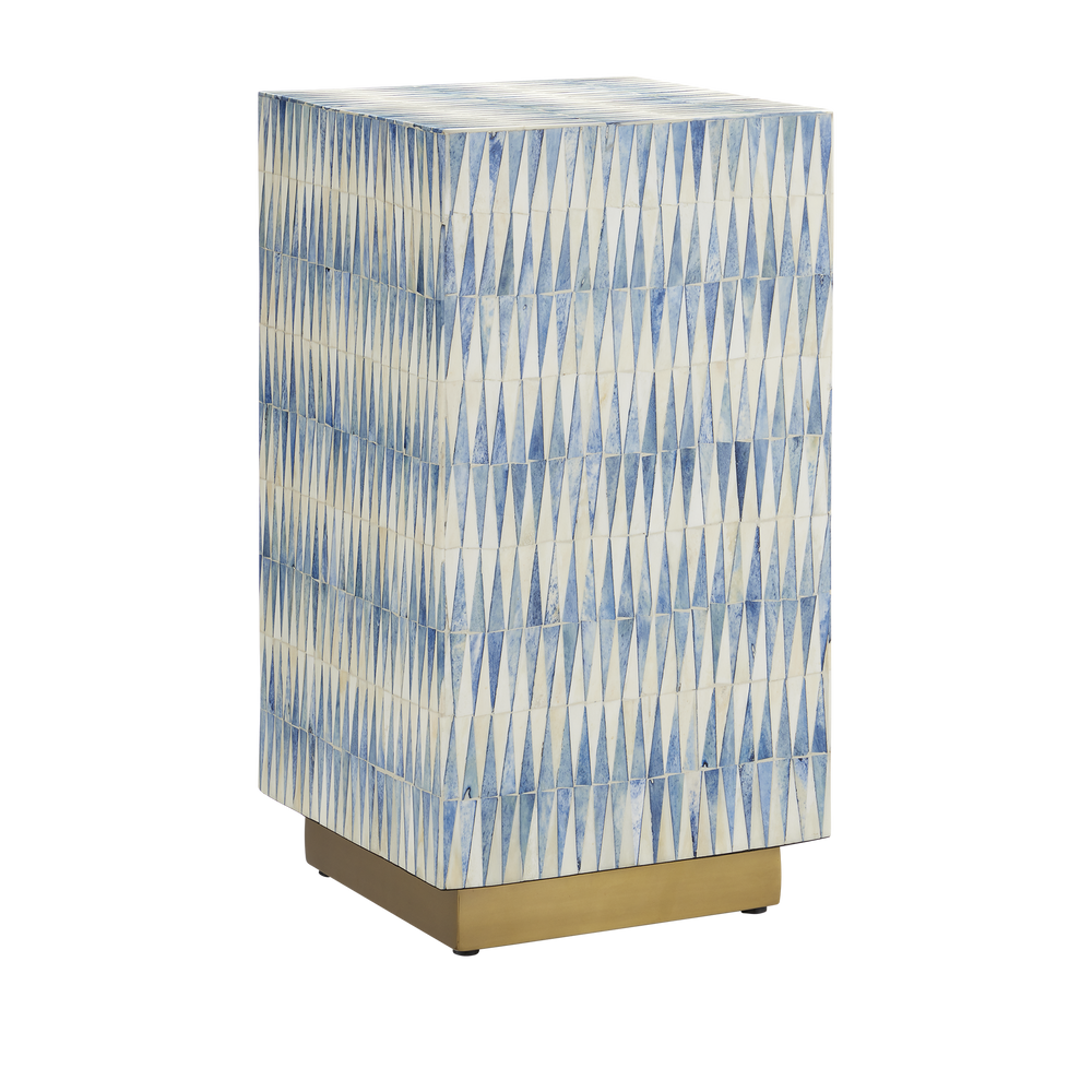
                      
                        Nadene Blue & White Accent Table
                      
                    