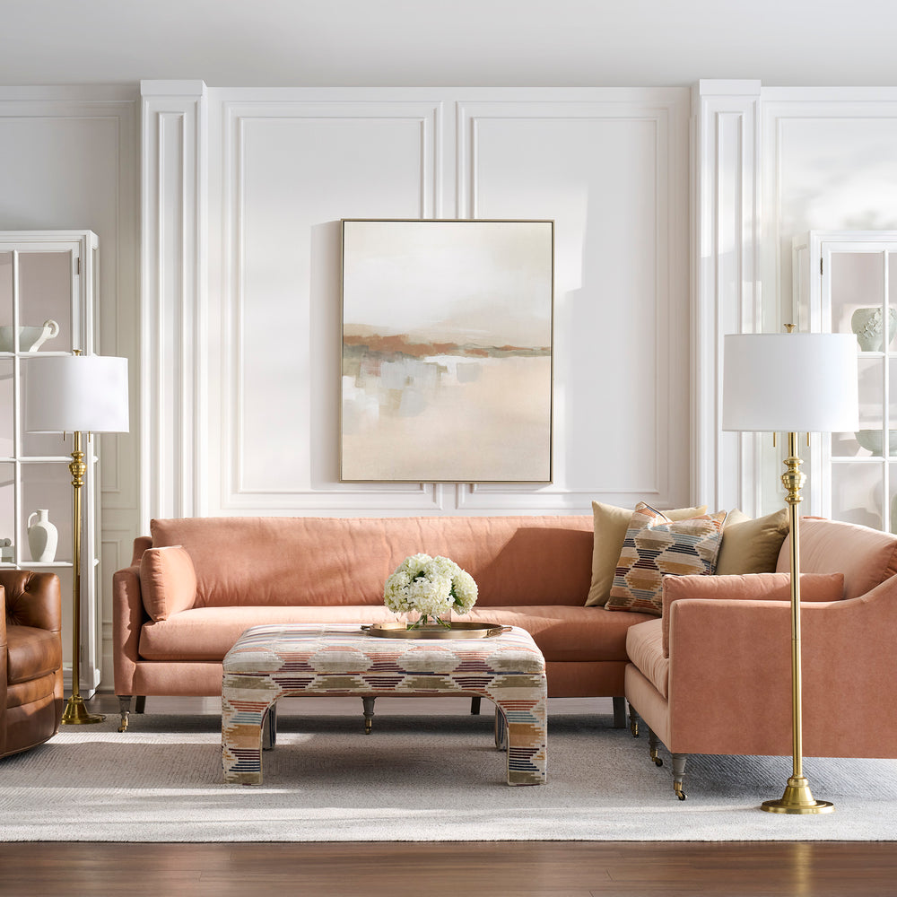 
                      
                        Dolce Velvet Sectional
                      
                    