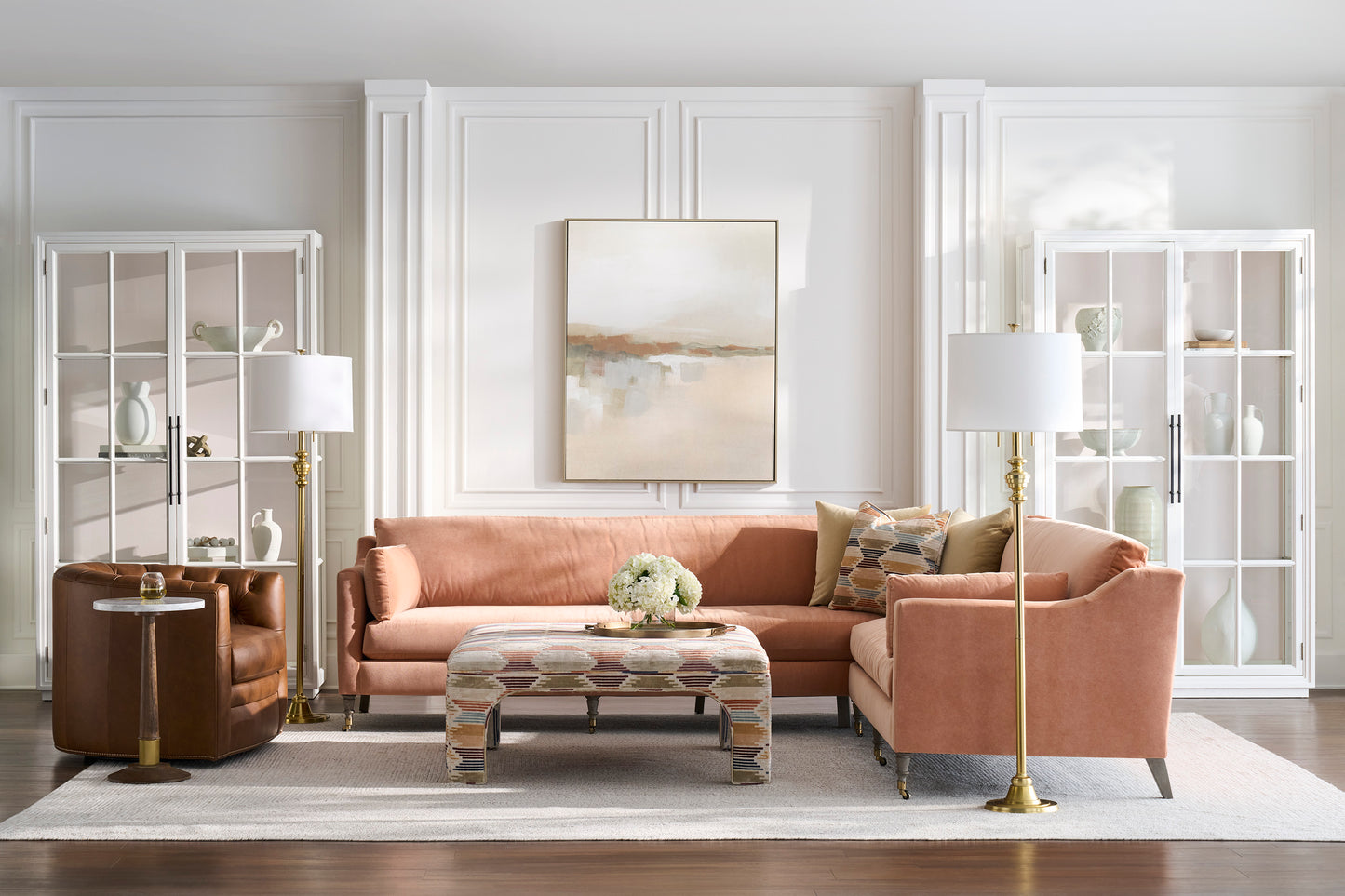 Dolce Velvet Sectional