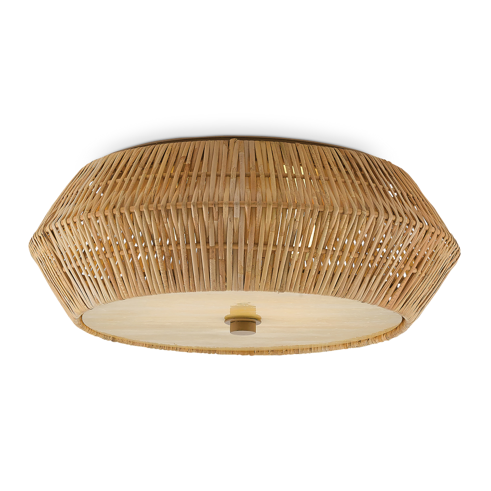 Antibes Natural Flush Mount