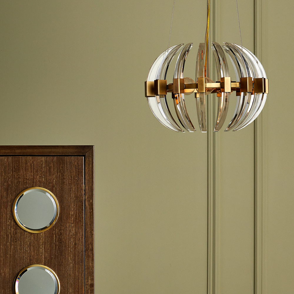 
                      
                        Coquette Small Brass Chandelier
                      
                    
