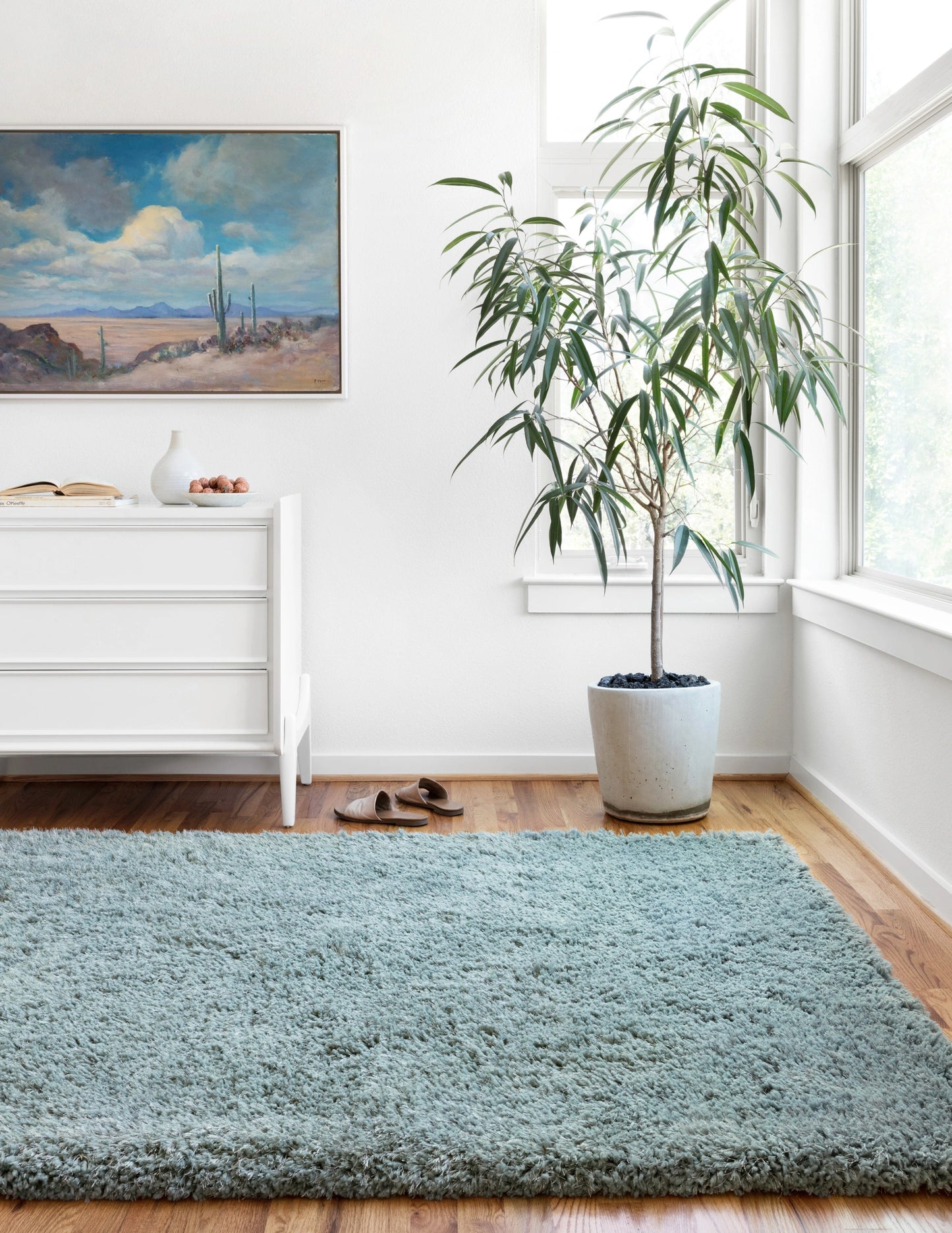 Loloi Mila Shag Spa 9'-3" x 13' Area Rug
