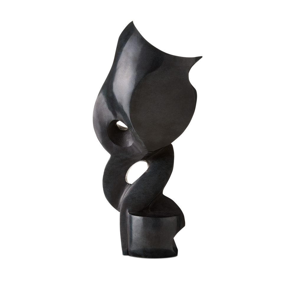 
                      
                        Roland Black Marble Abstract Sculpture.
                      
                    