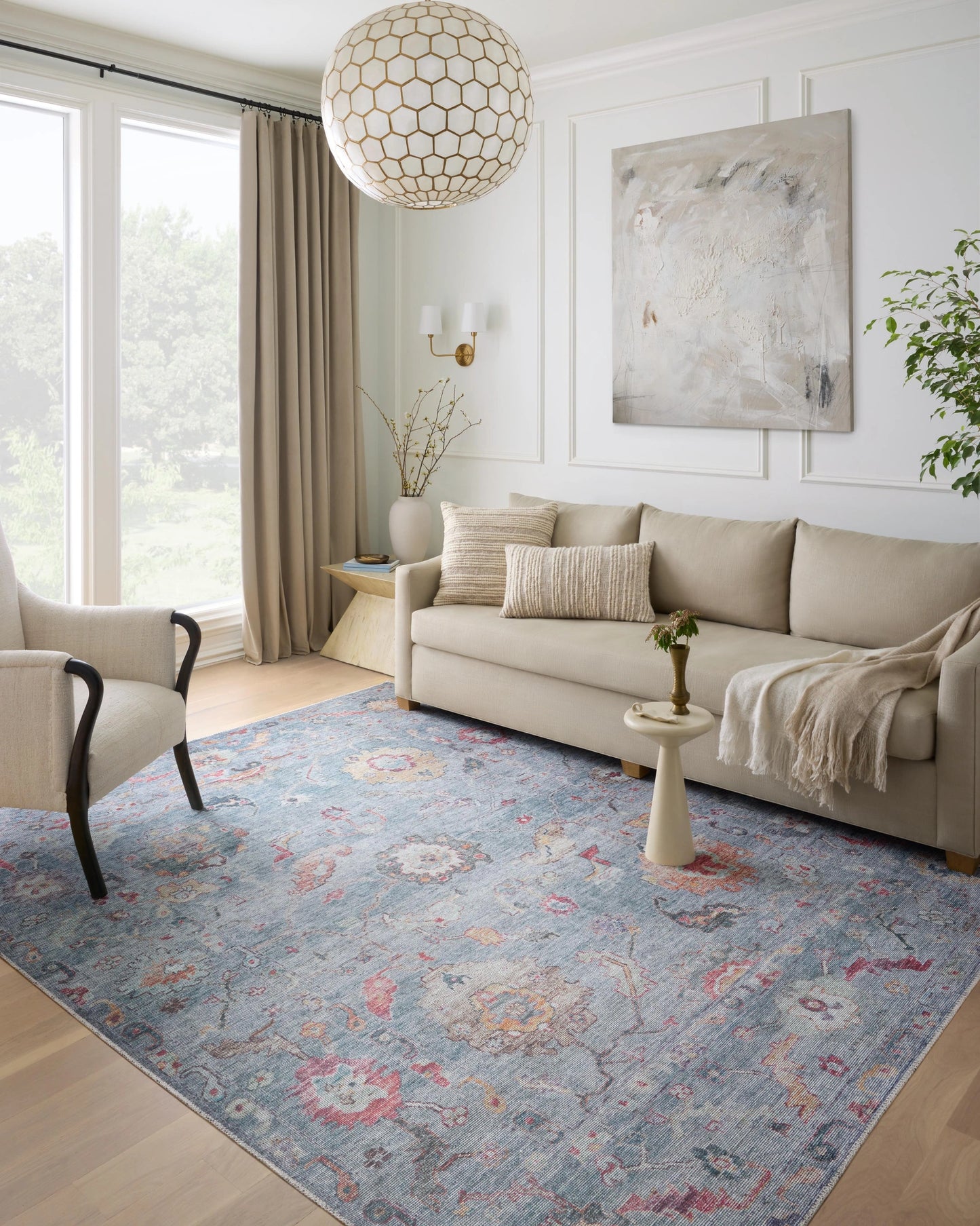 Loloi Elysium Denim / Multi 8'-6" x 11'-6" Area Rug