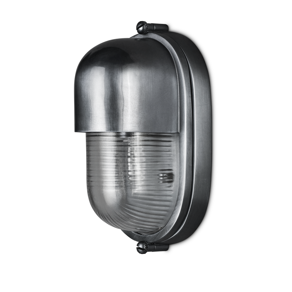 
                      
                        Maritime Silver Outdoor Wall Sconce
                      
                    