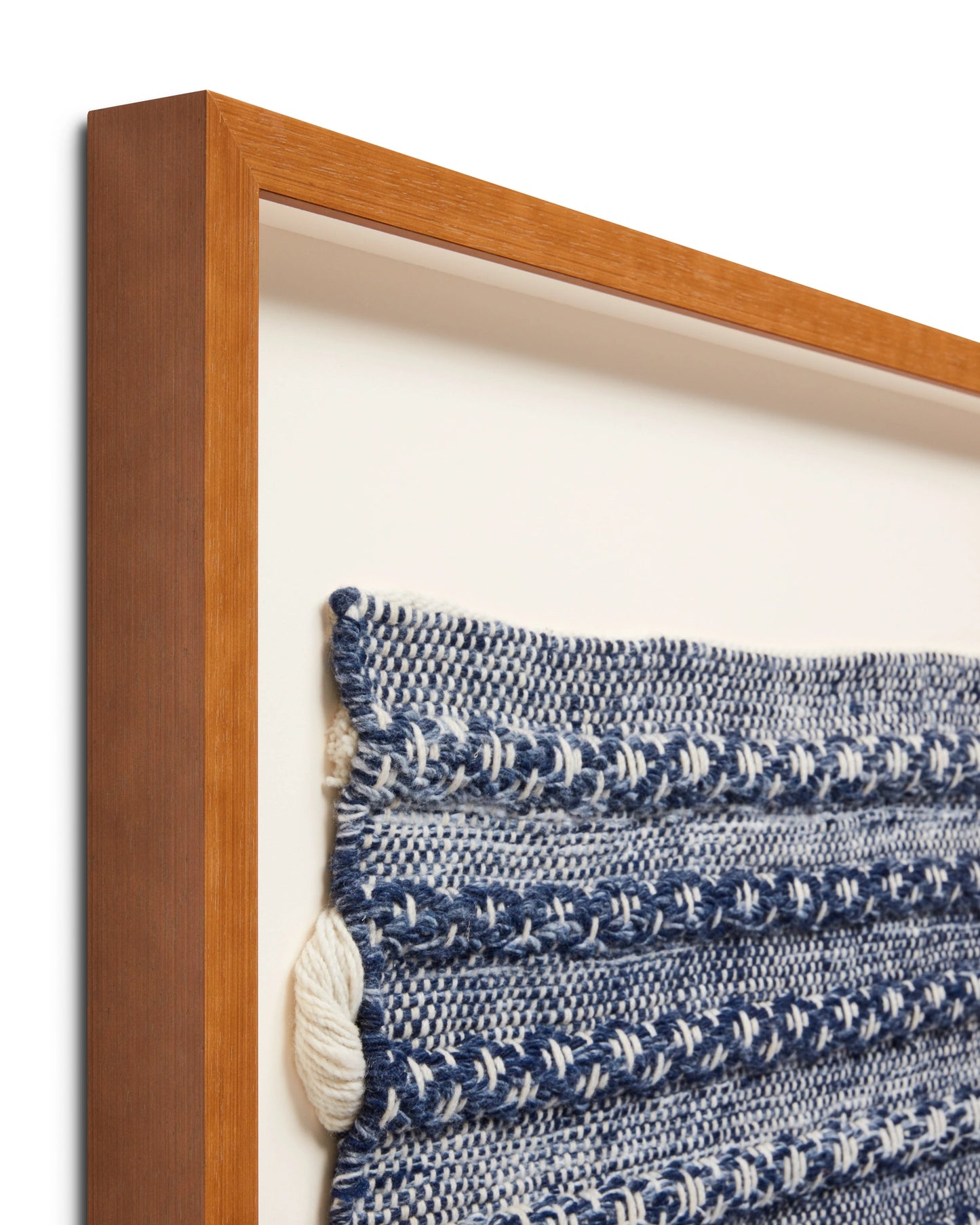 Loloi Ramble Blue / Ivory 2'-4" X 2'-4" Wall Art