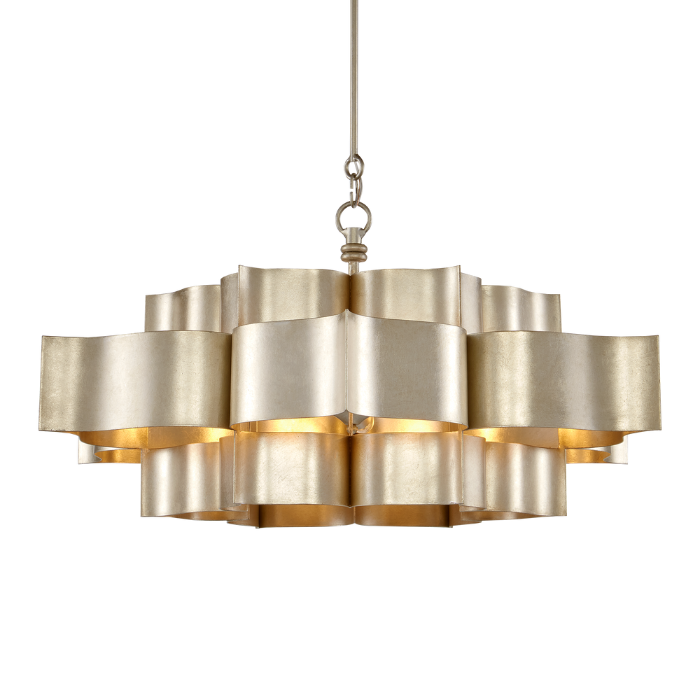 
                      
                        Grand Lotus Large Silver Chandelier
                      
                    