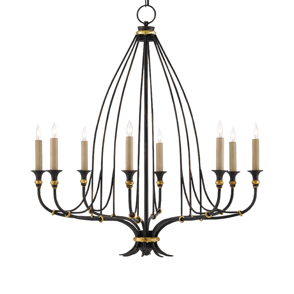 Folgate Small Black Chandelier