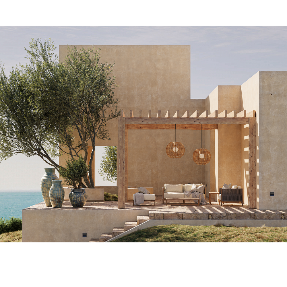 
                      
                        Barbary Fluted Outdoor Pendant.
                      
                    