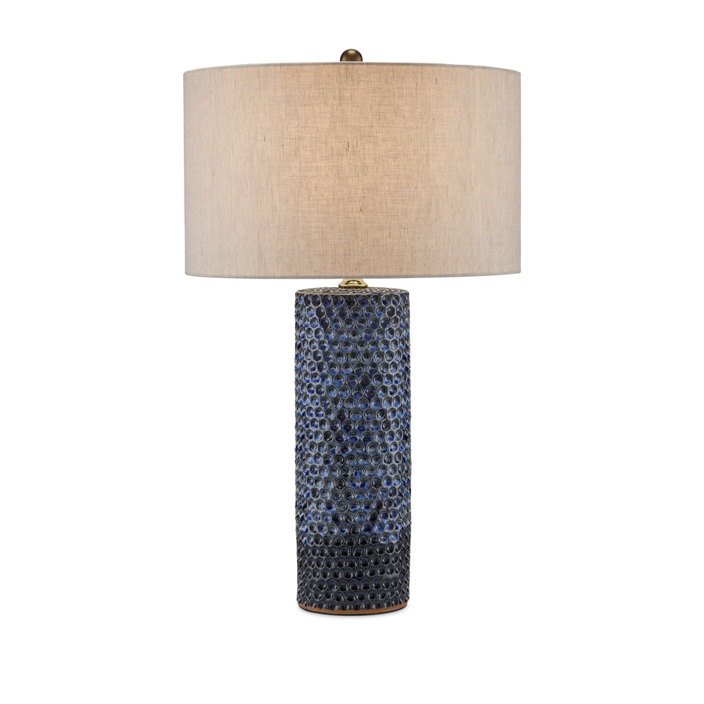 Polka Dot Blue Table Lamp.