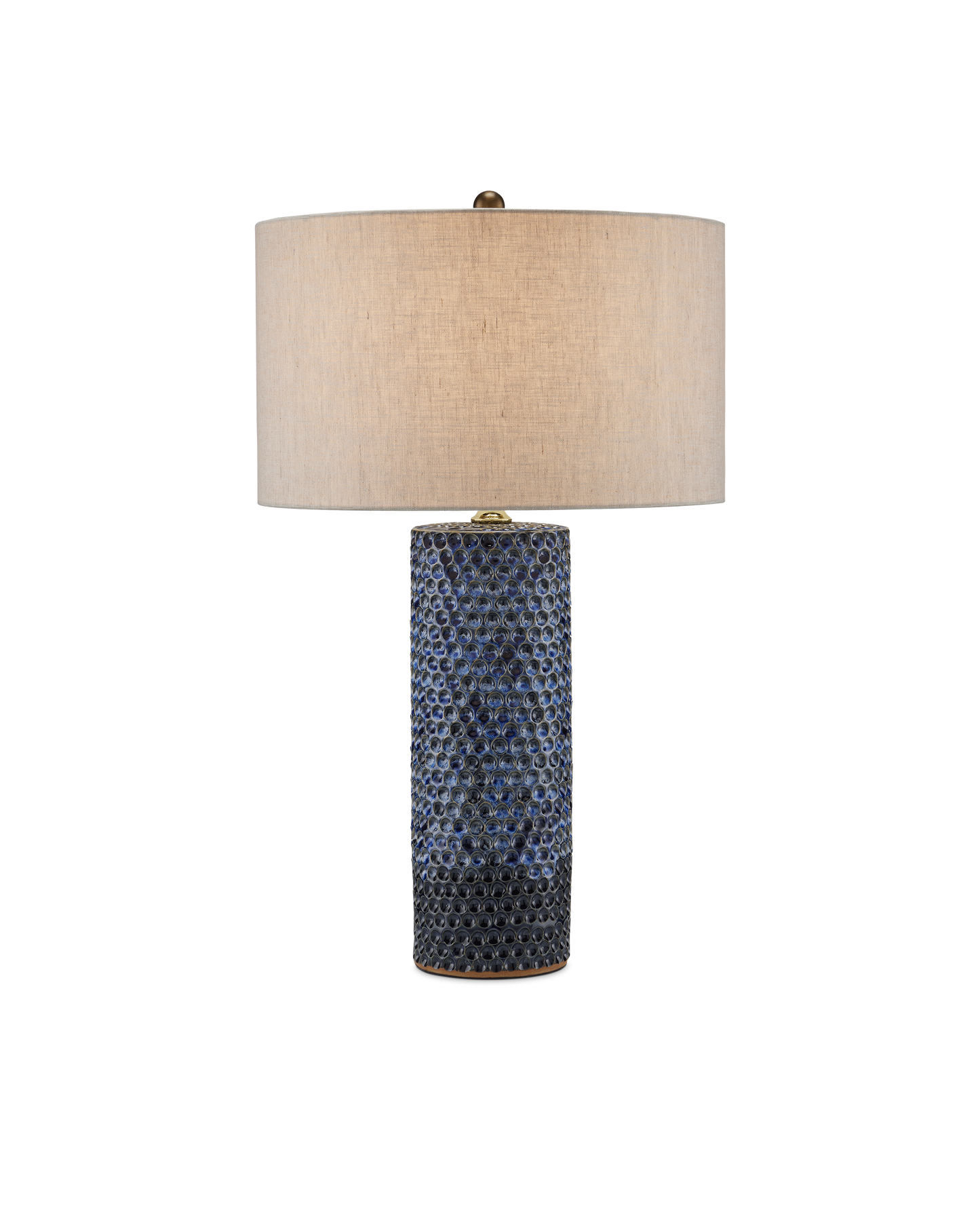 Polka Dot Blue Table Lamp.