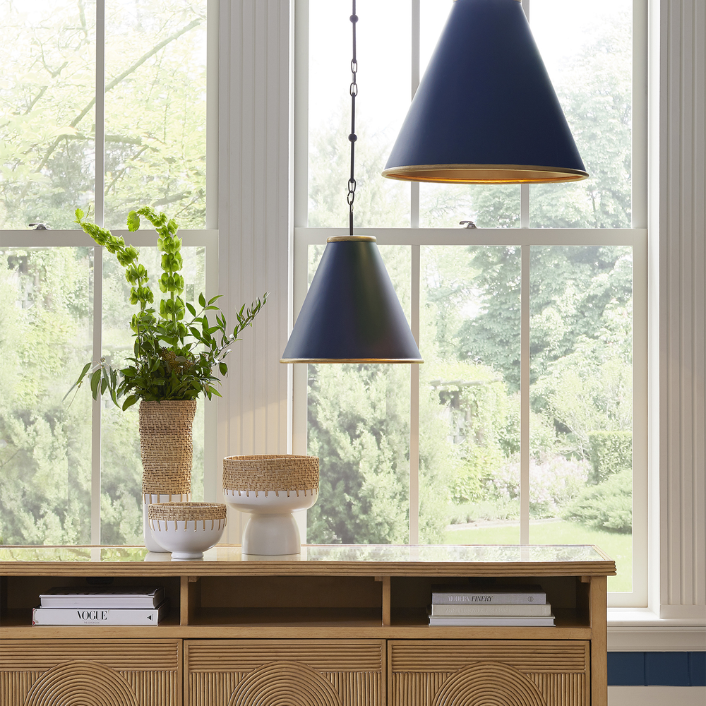 
                      
                        Pierrepont Large Blue Pendant
                      
                    