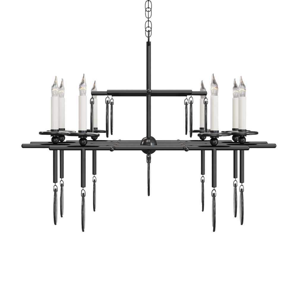 
                      
                        Sethos Black Rectangular Chandelier
                      
                    