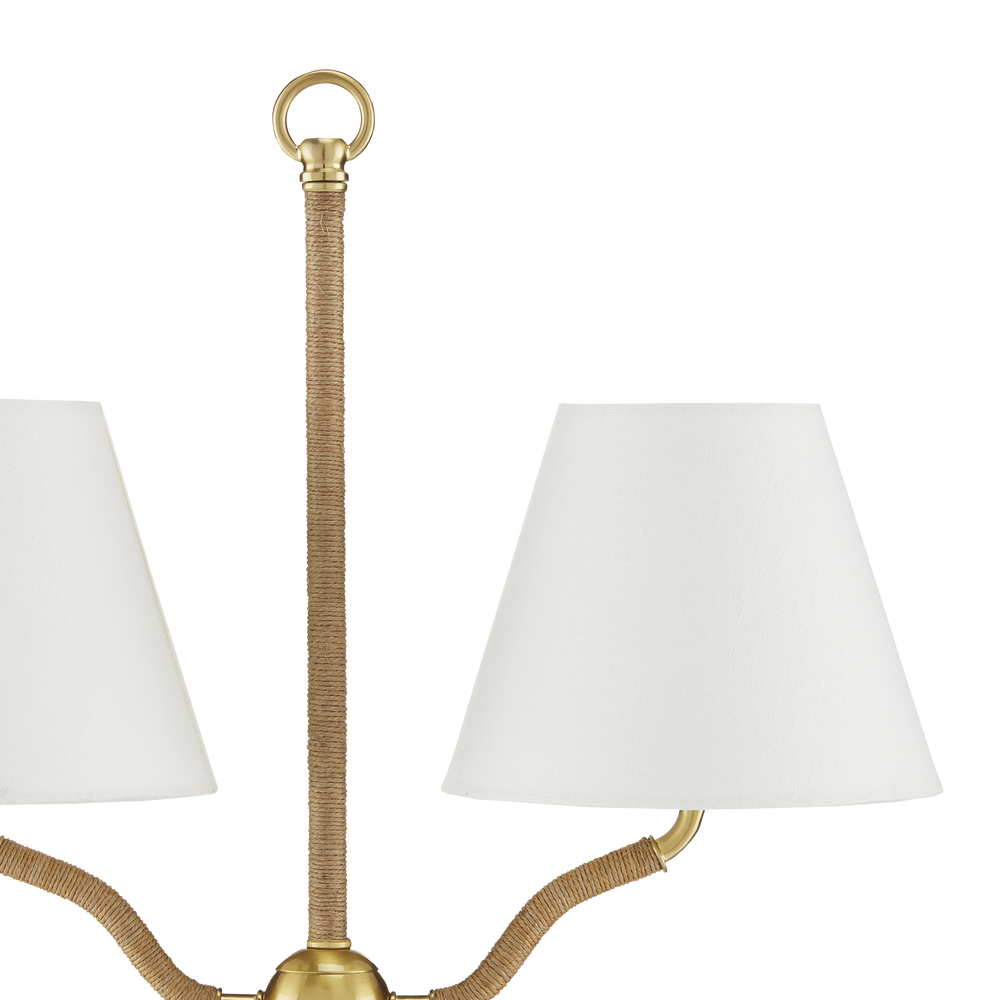 Sirocco Brass Floor Lamp
