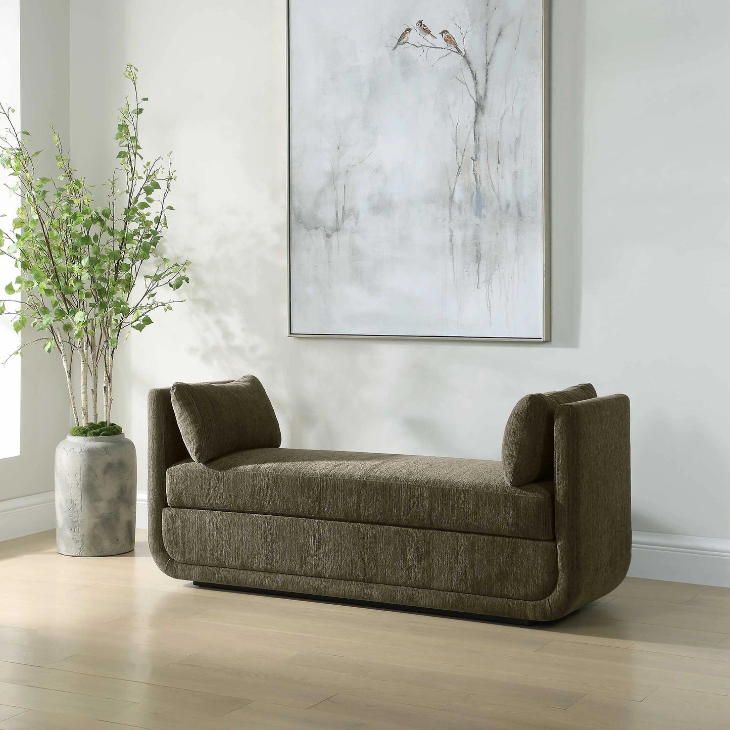 Uttermost Abound Oversized Herb Bench